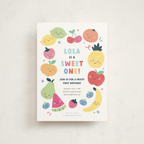 Petite Children's Birthday Party Invitations