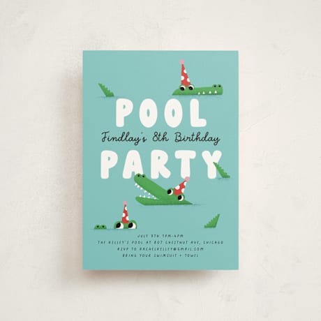 Petite Children's Birthday Party Invitations