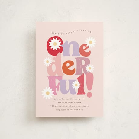 Petite Children's Birthday Party Invitations