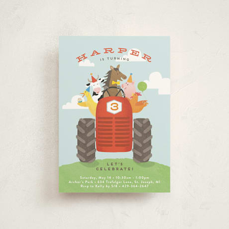 Children's Birthday Party Postcards