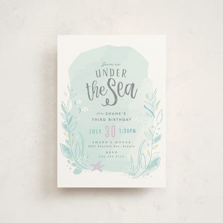 Children's Birthday Party Postcards