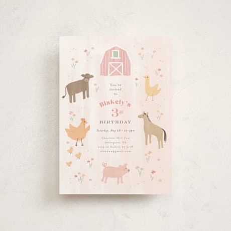 Children's Birthday Party Postcards