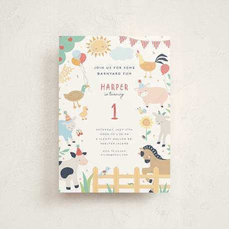 Children's Birthday Party Postcards