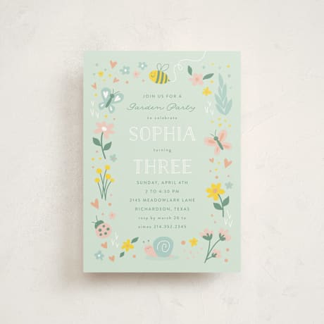 Children's Birthday Party Postcards