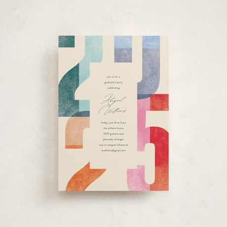 Graduation Party Invitation Postcards