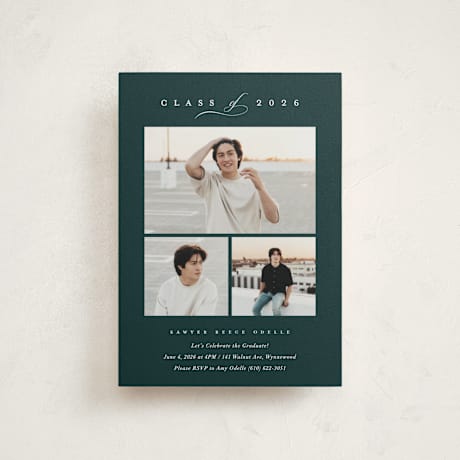 Graduation Party Invitation Postcards