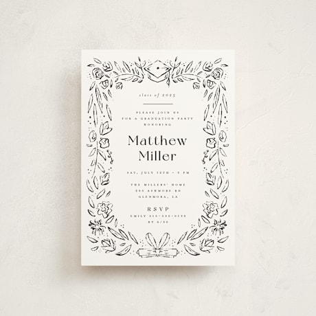 Graduation Party Invitation Postcards