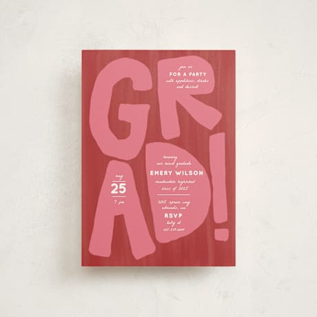 Graduation Party Invitation Postcards