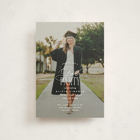 Graduation Party Invitation Postcards