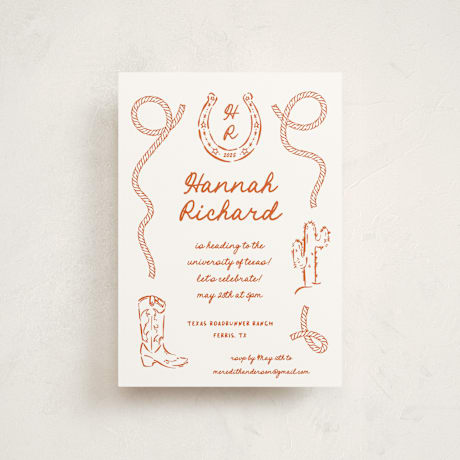 Graduation Party Invitation Postcards