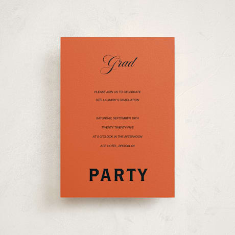 Graduation Party Invitation Postcards