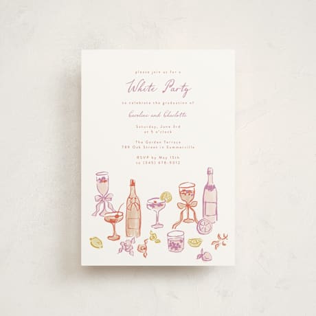 Graduation Party Invitation Postcards