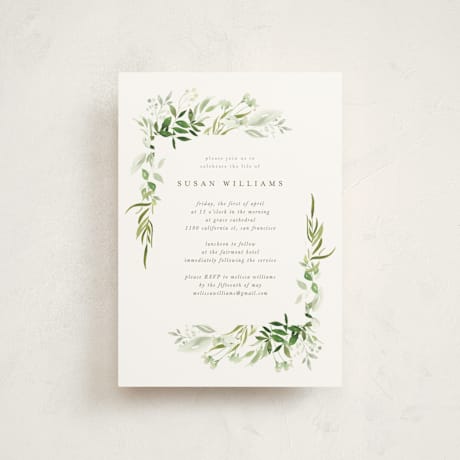 Petite Memorial Cards