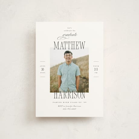 Petite Graduation Party Invitations