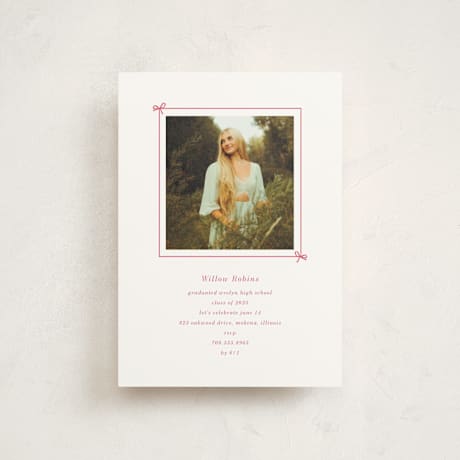 Petite Graduation Party Invitations