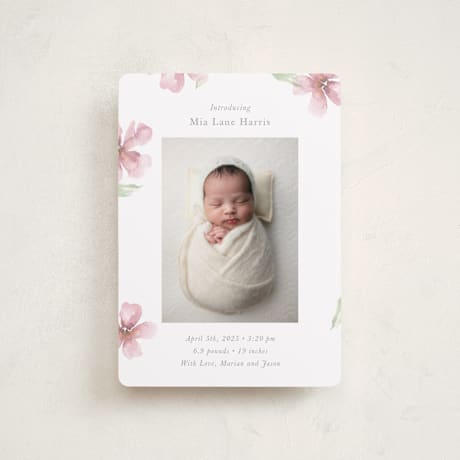 Petite Birth Announcements