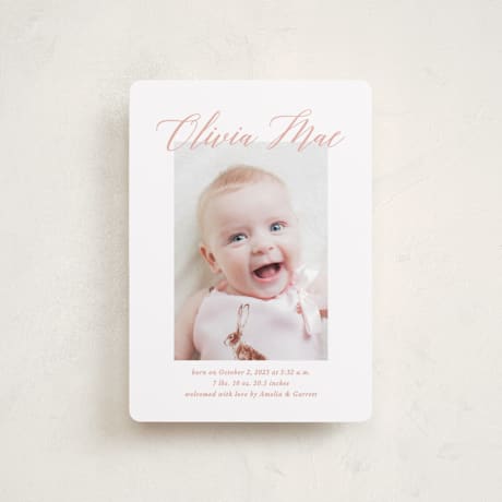Petite Birth Announcements