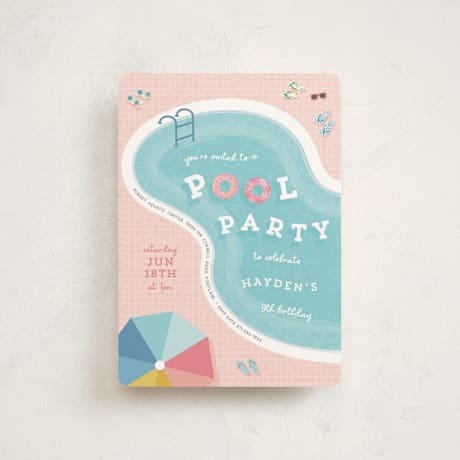 Petite Children's Birthday Party Invitations