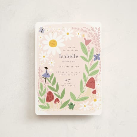 Petite Children's Birthday Party Invitations