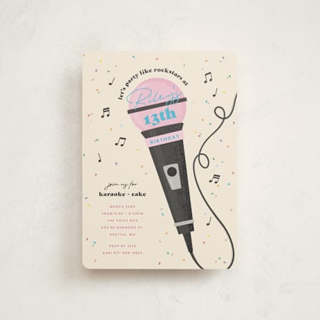 Petite Children's Birthday Party Invitations