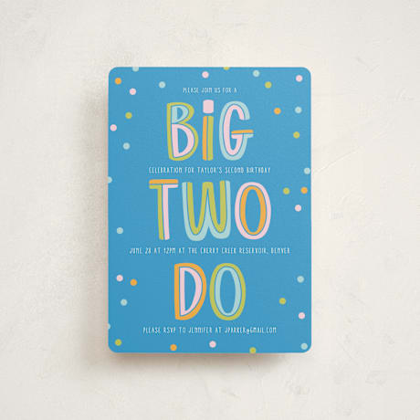 Petite Children's Birthday Party Invitations