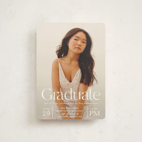 Petite Graduation Party Invitations