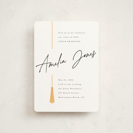 Petite Graduation Party Invitations