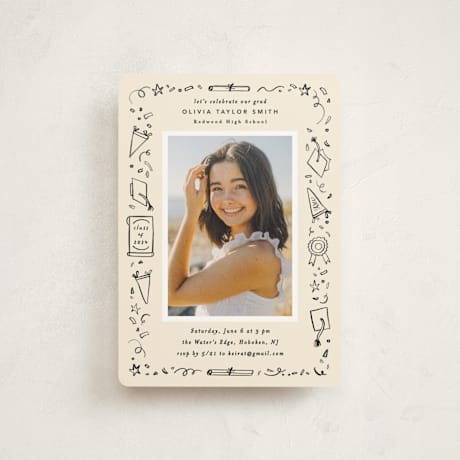 Petite Graduation Party Invitations
