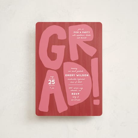 Petite Graduation Party Invitations