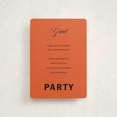 Petite Graduation Party Invitations