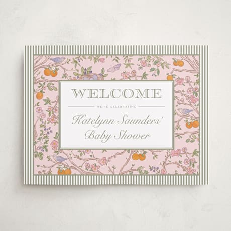 Baby Shower Welcome Signs