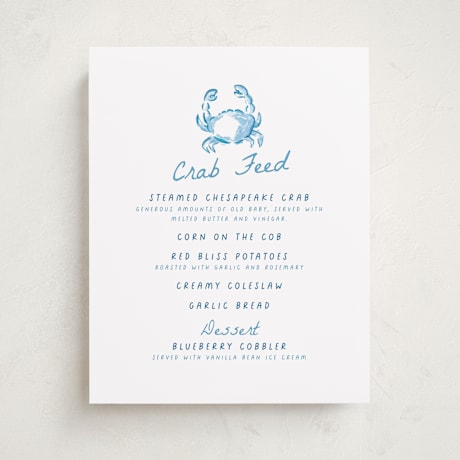 Baby Shower Menu Signs