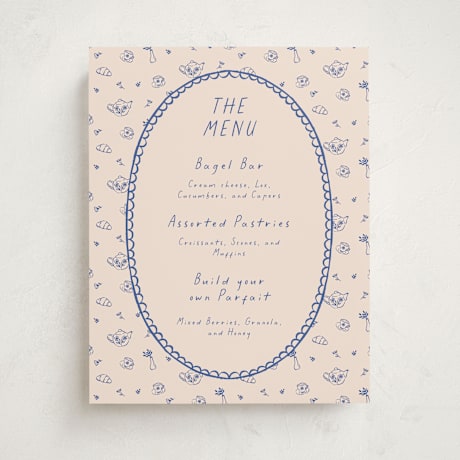 Baby Shower Menu Signs