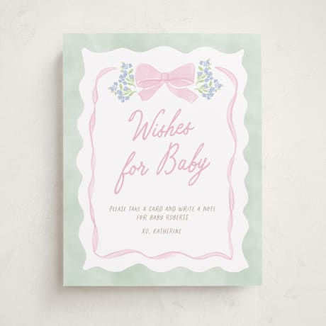 Baby Shower Party Signs