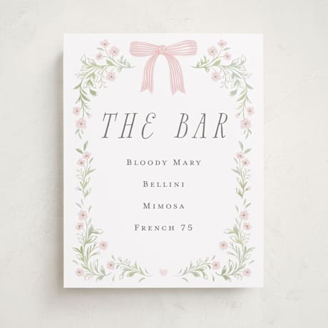 Baby Shower Bar Signs