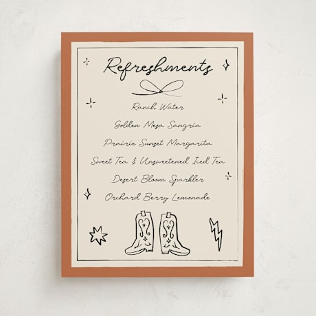 Baby Shower Bar Signs