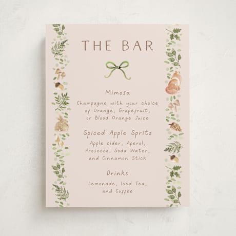 Baby Shower Bar Signs