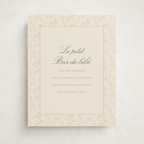 Baby Shower Bar Signs