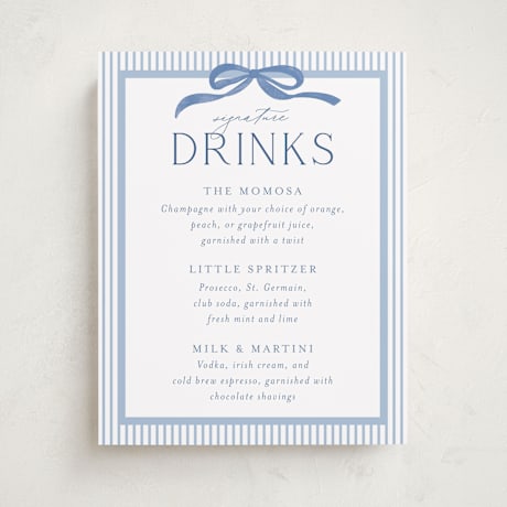 Baby Shower Bar Signs