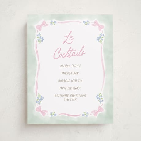 Baby Shower Bar Signs