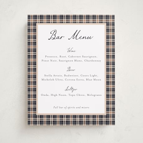 Baby Shower Bar Signs