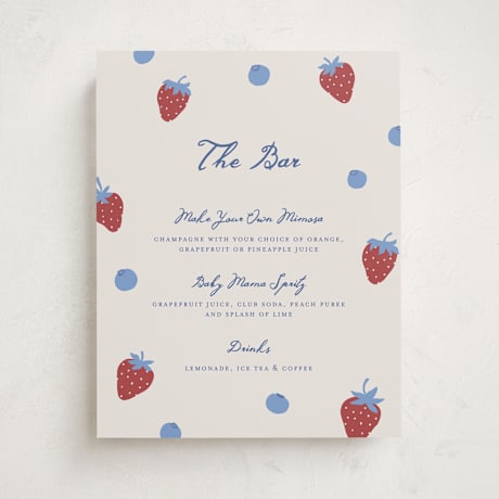 Baby Shower Bar Signs