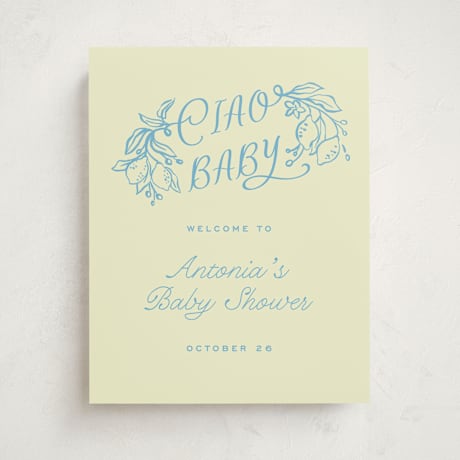 Baby Shower Welcome Signs