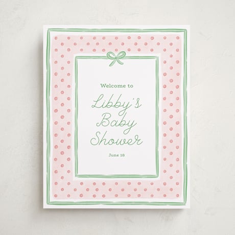 Baby Shower Welcome Signs