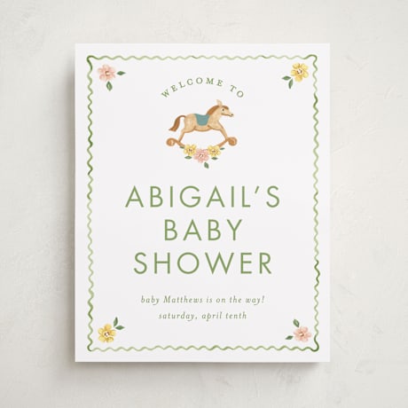 Baby Shower Welcome Signs