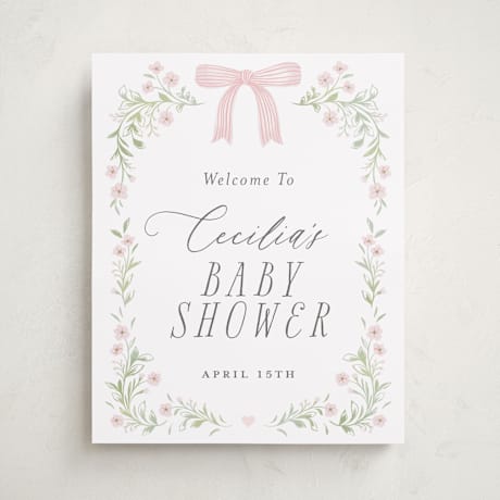Baby Shower Welcome Signs