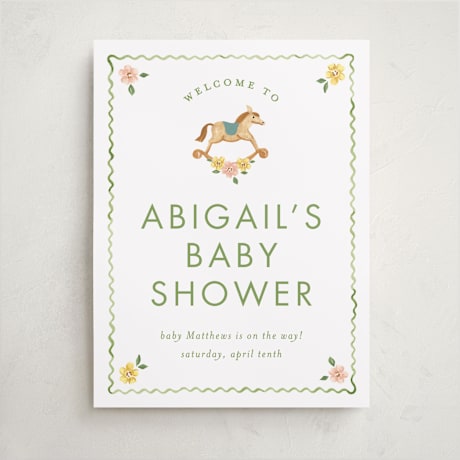 Baby Shower Welcome Signs