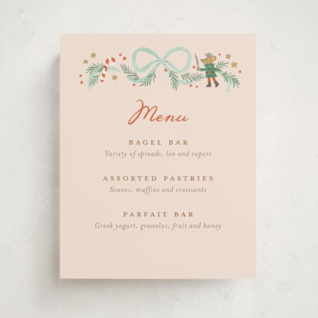 Baby Shower Menu Signs