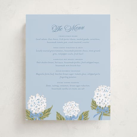 Baby Shower Menu Signs