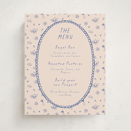 Baby Shower Menu Signs